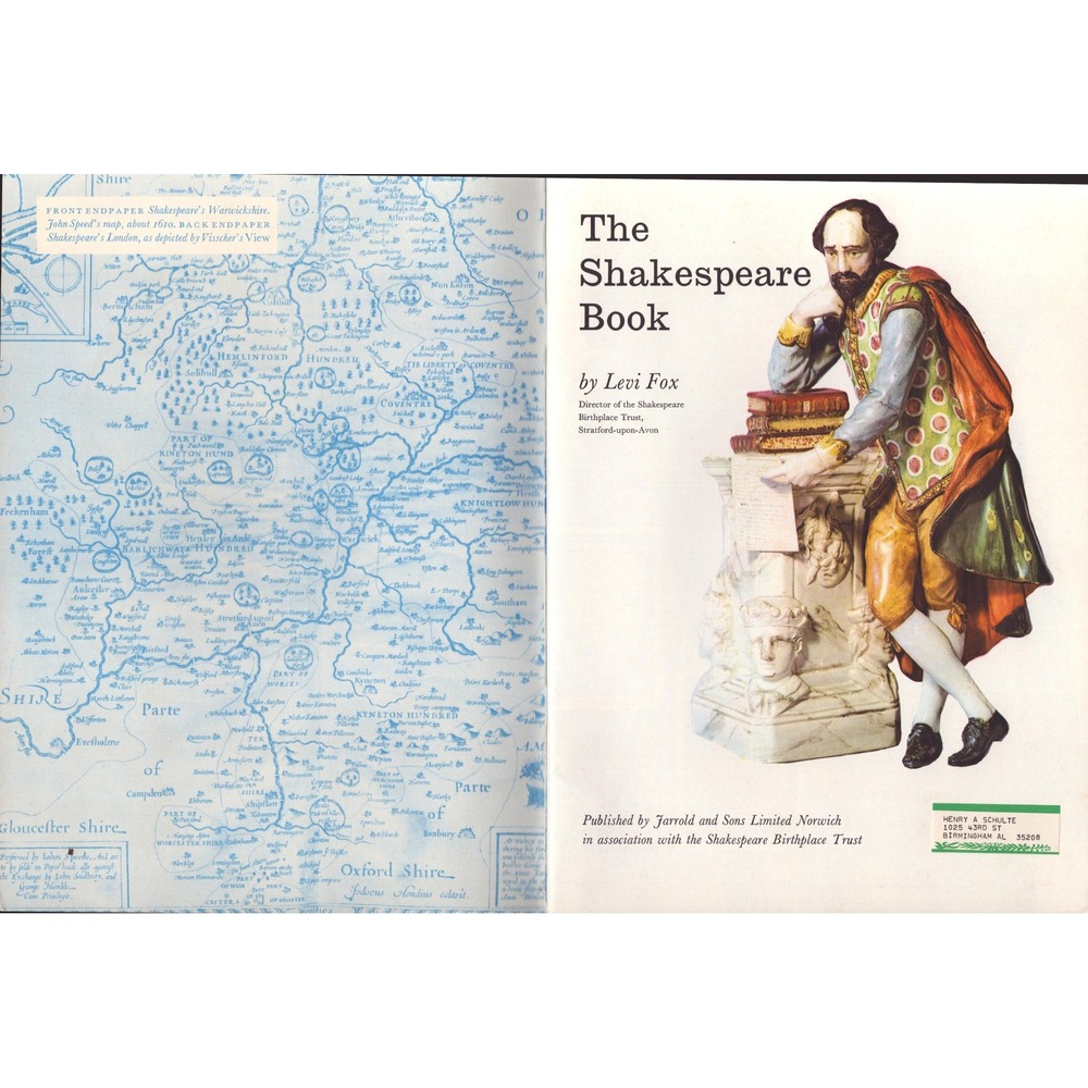 The Shakespeare Book by Levi Fox Jarrold and Sons Stratford-upon-Avon History - Picture 3 of 3